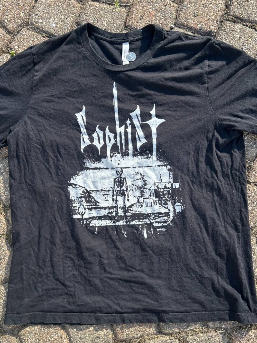 Sophist Band Tee sz 2XL Black Metal Goth Graphic